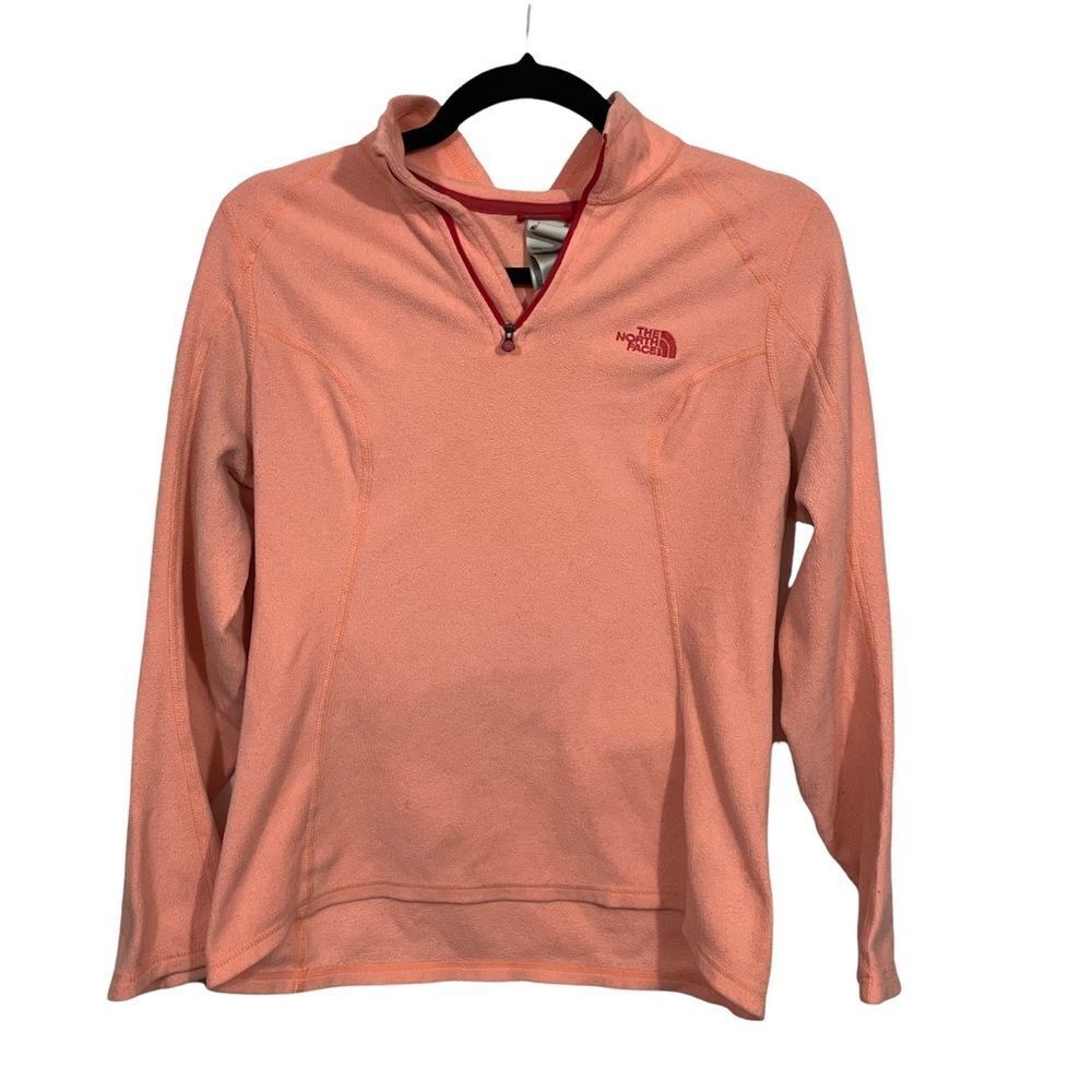 The North Face Coral Half Zip Pullover Fleece Top